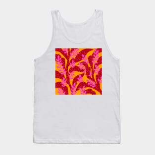 Purple pink and yellow orange leaves Tank Top